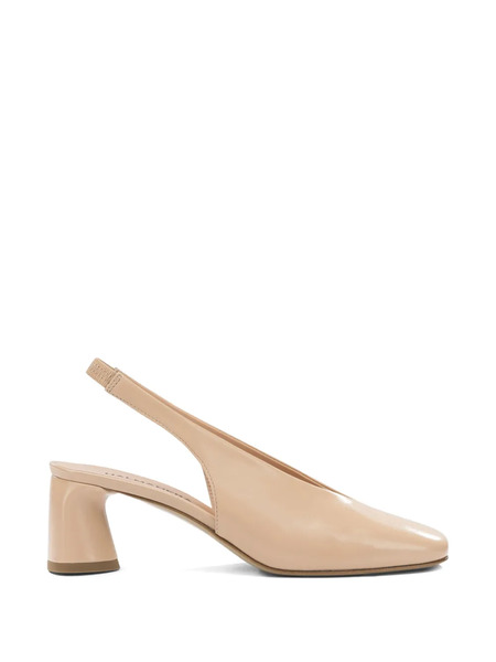  Halmanera Block-heel Slingback Pumps - Neutrals 