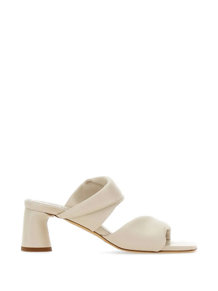  Halmanera Dally Folded Strap Sandals - White 