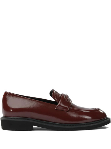  Halmanera Patent-leather Loafers - Red 