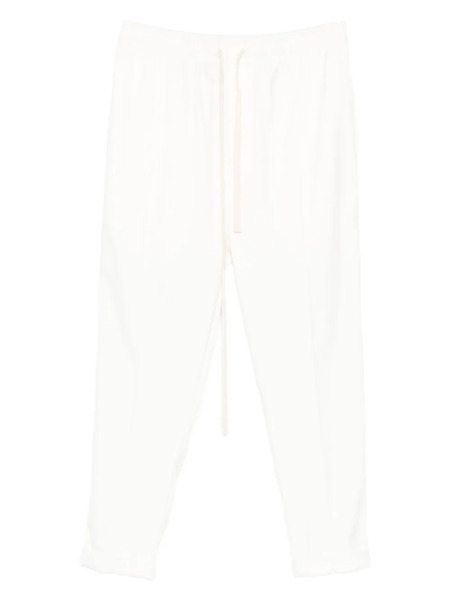  Hamza Drawstring-fastening Trousers - White 