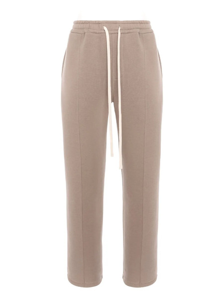  Hamza Drawstring Panelled Sweatpants - Neutrals 