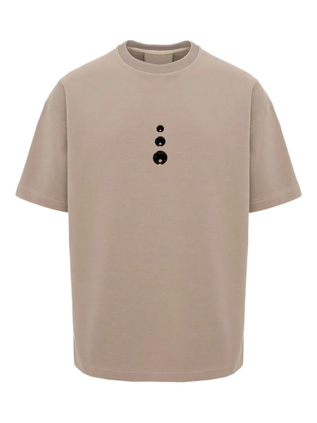  Hamza Triangle Graphic T-shirt - Neutrals 