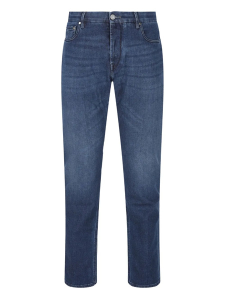  Hand Picked Ravello Patch Pocket Trousers - Blue 