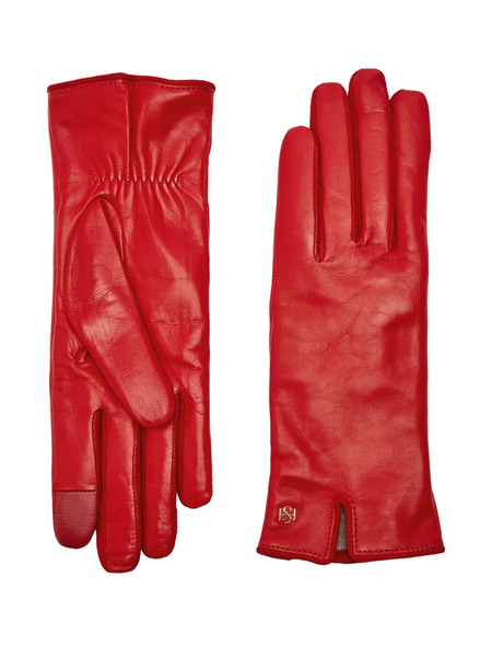  Handsome Stockholm Logo-plaque Gloves - Red 