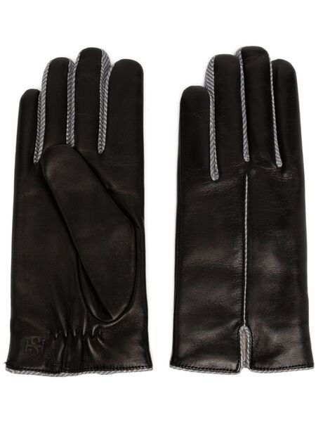  Handsome Stockholm Statement Herringbone Gloves - Black 