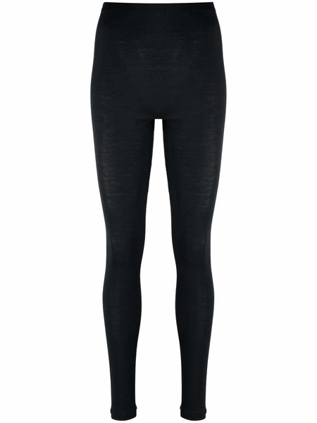  Hanro Silk-merino Blend Leggings - Black 