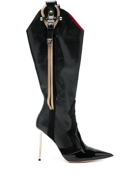 Hardot 100mm Inferno Boots - Black 