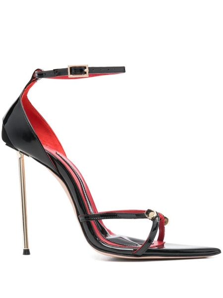  Hardot 110mm Sinner Sandals - Black 