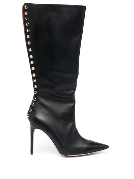  Hardot Stud-embellished 105mm Boots - Black 
