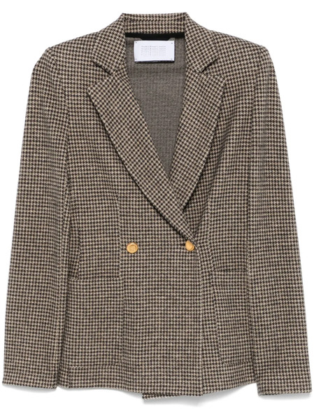  Harris Wharf London Houndstooth-pattern Blazer - Neutrals 