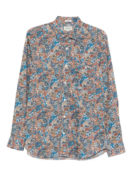  Hartford Floral-print Shirt - Blue 
