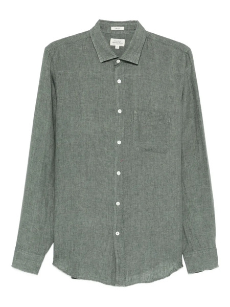  Hartford Linen Shirt - Green 