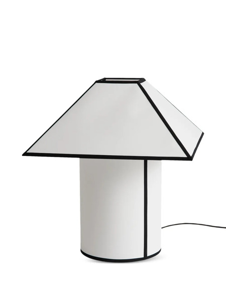  Hay Ava Pyramid Black-trim Table Lamp - White 
