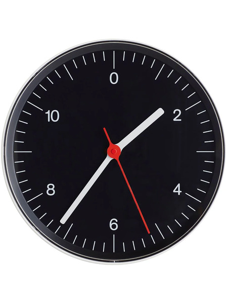  Hay 26.5cm Aluminium Wall Clock - Black 