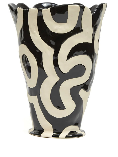  Hay Jessica Abstract-pattern Vase - Black 