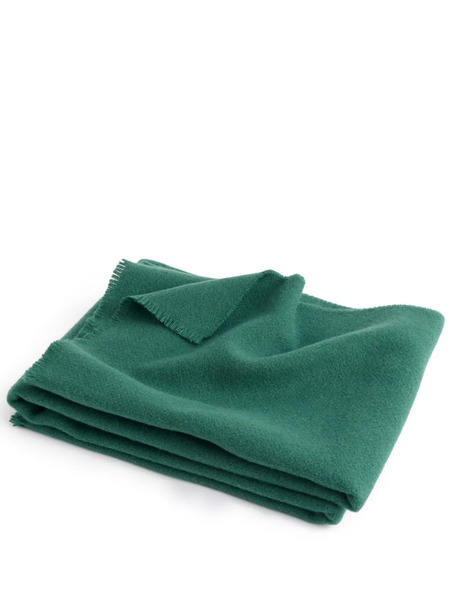  Hay Mono Throw Wool Blanket - Green 