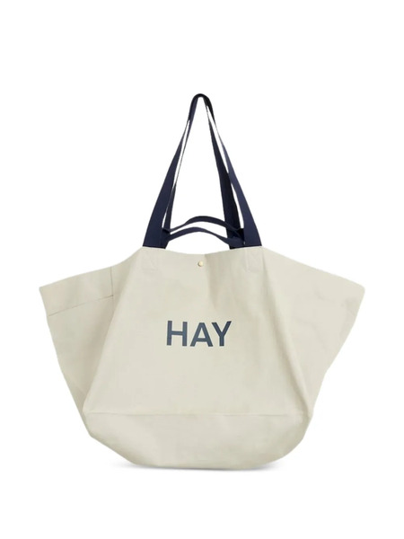  Hay Snap-closure Tote Bag - Grey 