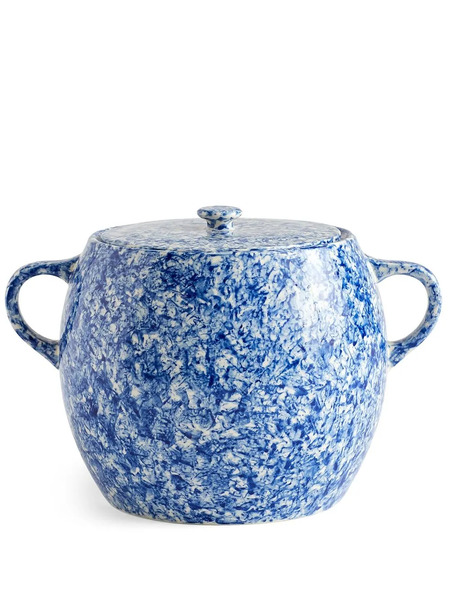  Hay Sobremesa Speckled-print Bean Pot - Blue 