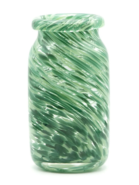  Hay Splash Glass Vase (11cm) - Green 