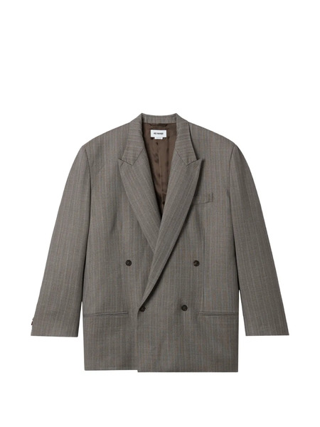  Hed Mayner Double-breasted Pinstripe Blazer - Neutrals 