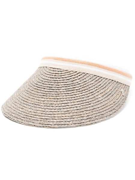  Helen Kaminski Bianca Interwoven Visor Hat - Grey 