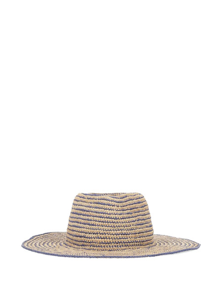  Helen Kaminski Striped Raffia Hat - Neutrals 
