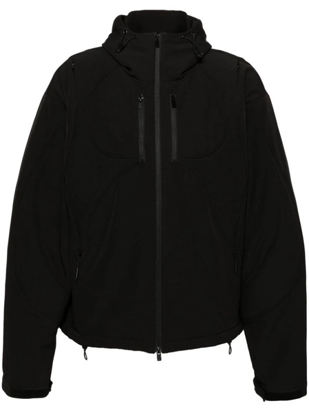 Heliot Emil Hooded Jacket - Black 