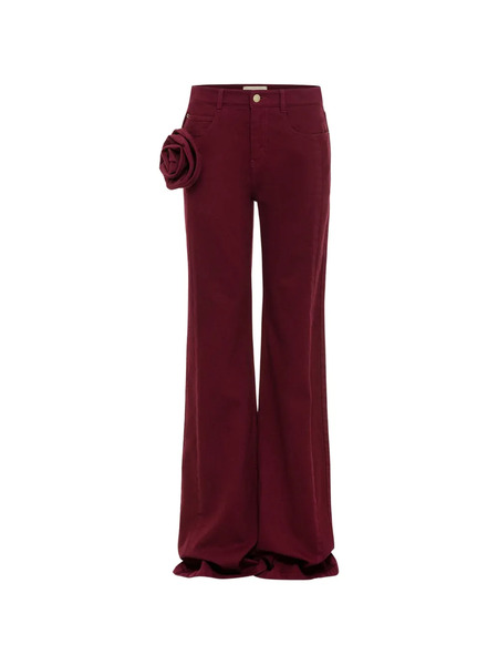  Hellessy Stu Rose-apliqqué Jeans - Red 