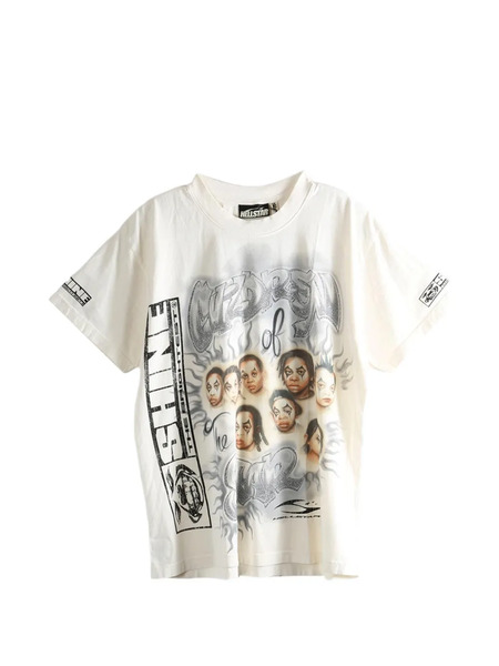  Hellstar children Of The Star Printed T-shirt - Neutrals 