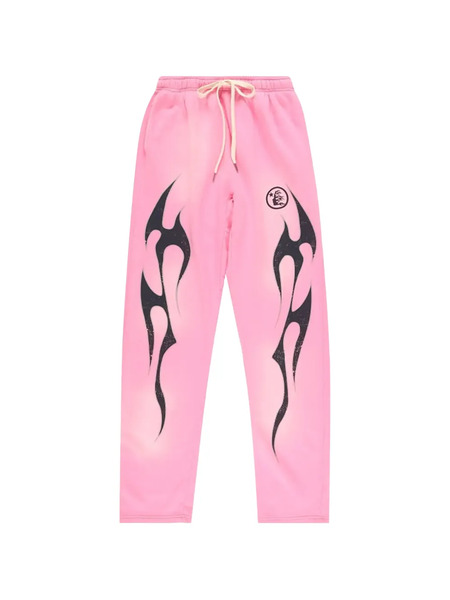  Hellstar Flame-print Track Pants - Pink 