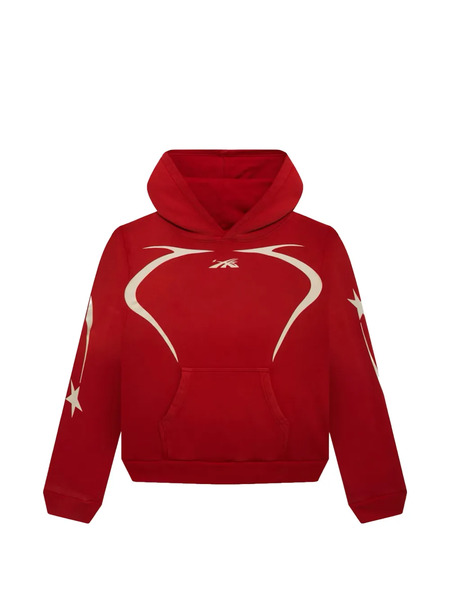  Hellstar Graphic-print Hoodie - Red 