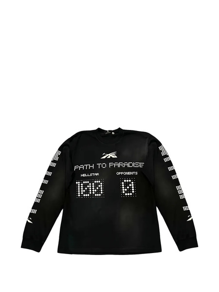  Hellstar Logo-print Long-sleeve T-shirt - Black 