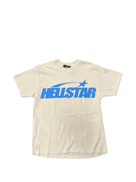  Hellstar Logo-print T-shirt - Neutrals 
