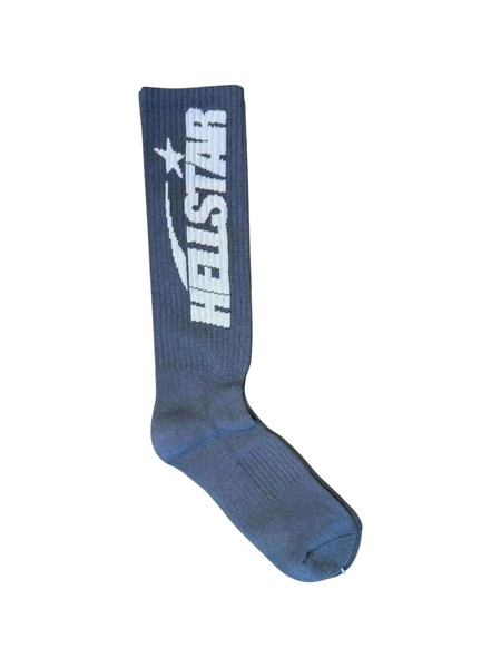  Hellstar Logo Socks - Grey 