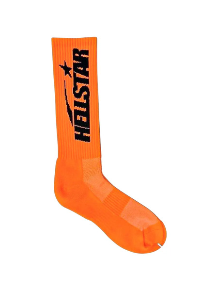  Hellstar Logo Socks - Orange 
