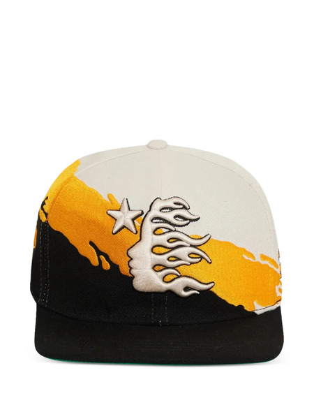  Hellstar Paintbrush Snapback Hat - Neutrals 