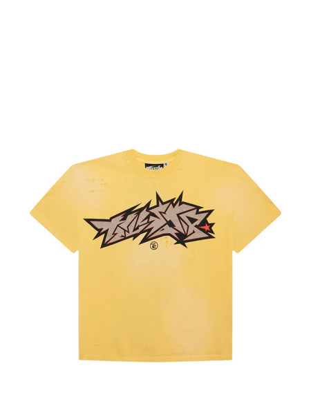  Hellstar Printed T-shirt - Yellow 