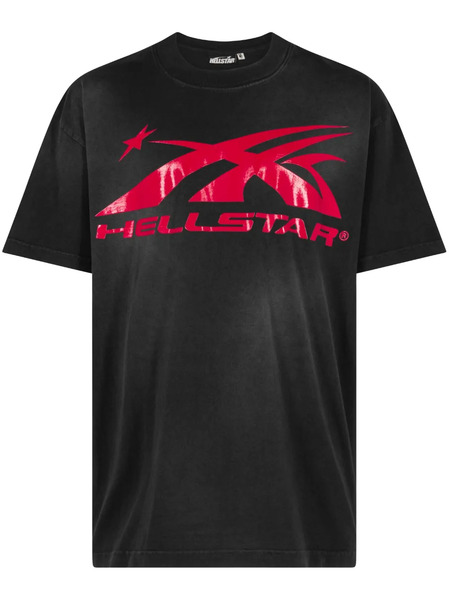  Hellstar Sport Logo Gel red T-shirt - Black 