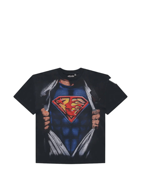  Hellstar Superhero-print T-shirt - Black 