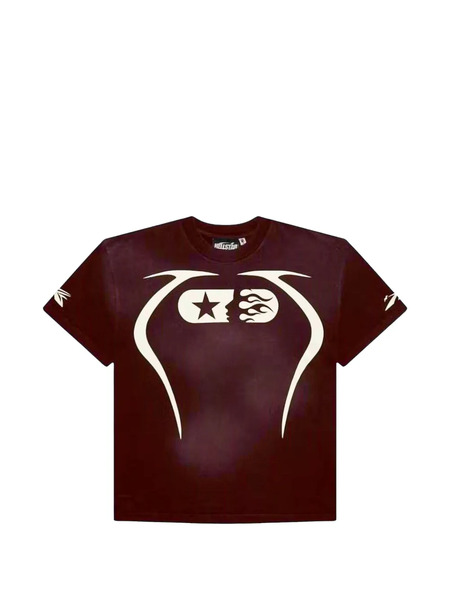  Hellstar Warm Up T-shirt - Brown 