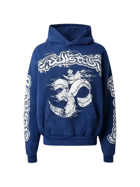  Hellstar Yoga Hooded Sweater - Blue 