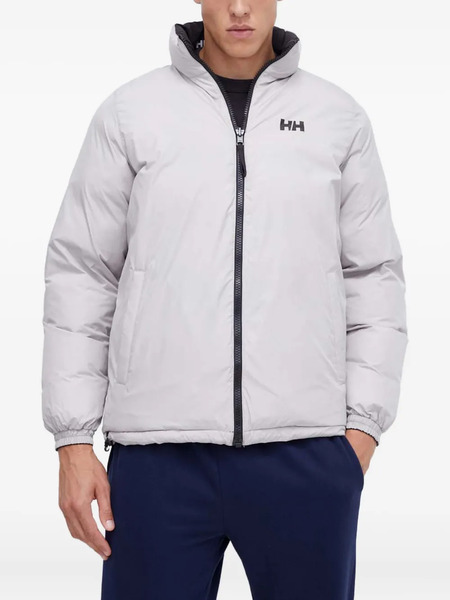  Helly Hansen Logo Puffer Jacket - Grey 