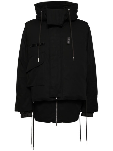  Helmut Lang Arctic Double Puffer Jacket - Black 