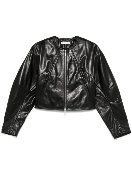  Helmut Lang Articulated Leather Jacket - Black 