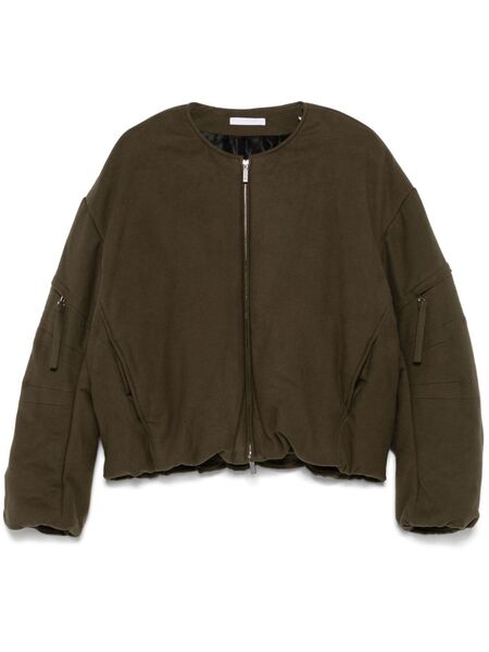  Helmut Lang Cocoon Bomber Jacket - Green 