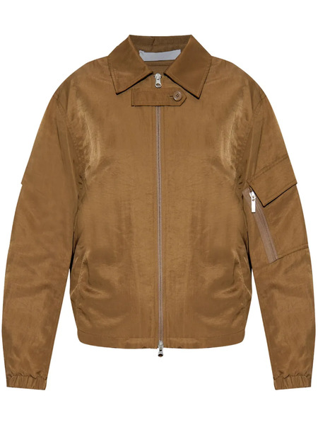  Helmut Lang Creased Ma1 Bomber Jacket - Brown 