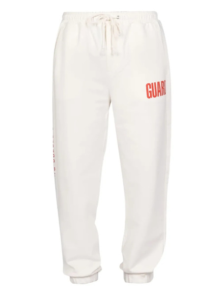  Helmut Lang Drawstring Graphic Pants - White 