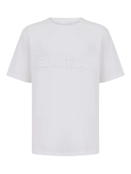  Helmut Lang Embossed-logo Cotton T-shirt - White 