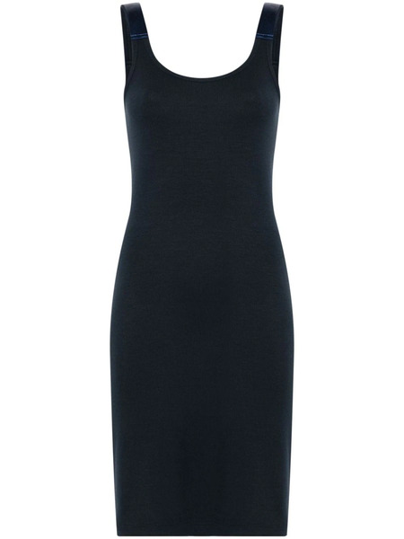  Helmut Lang Fine-ribbed Mini Dress - Blue 