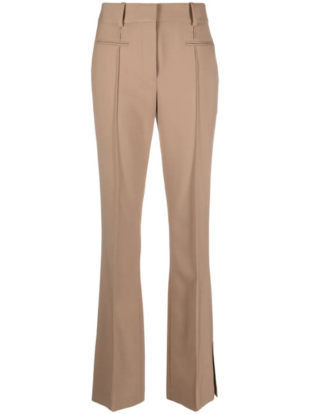  Helmut Lang Flared Tailored Trousers - Brown 